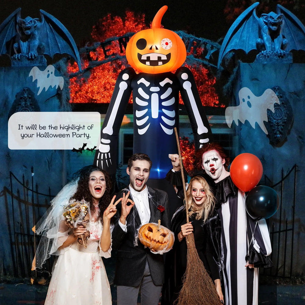 9FT Halloween Inflatables Decorations, Large Halloween Decorations Outdoor Halloween Yard Inflatables