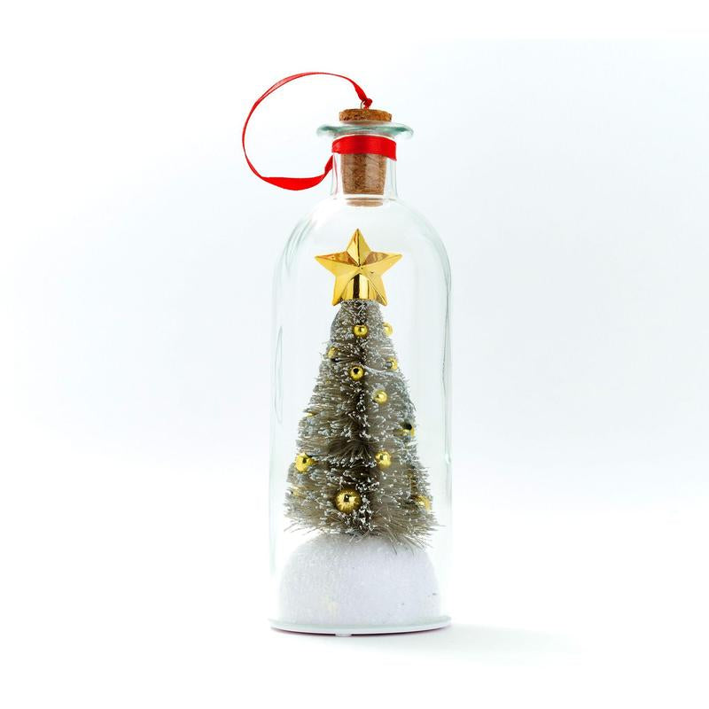 Mr. Christmas 8-Inch Recordable Message in a Bottle for Holiday Celebrations