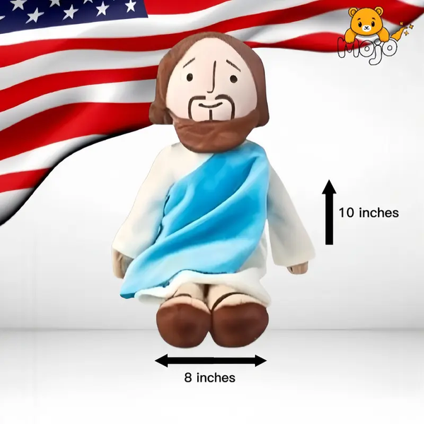 Jesus Plush Toy - 10 Inch Soft and Cuddly Stuffed Doll for All Ages, Ideal Religious Gift for Thanksgiving, Christmas, and Baptism Celebrations, Perfect for Decorations and Collectors