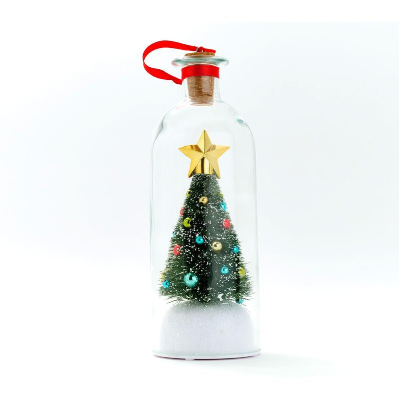 Mr. Christmas 8-Inch Recordable Message in a Bottle for Holiday Celebrations